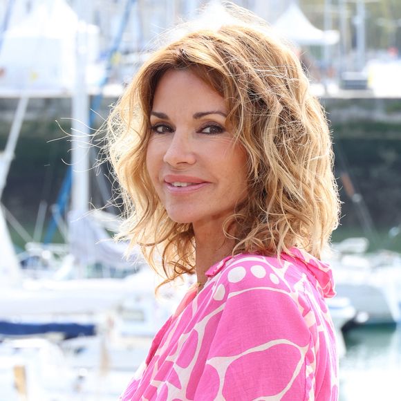 Ingrid Chauvin au photocall de la série "Demain Nous Appartient" lors de la 25ème édition du Festival de la fiction de la Rochelle, France, le 16 septembre 2023. © Denis Guignebourg/BestImage