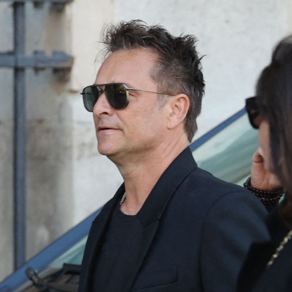 David Hallyday - Obsèques de Nathalie Baye en l'église Saint-Sulpice à Paris le 24 avril 2026. © Dominique Jacovides - Coadic Guirec / Bestimage