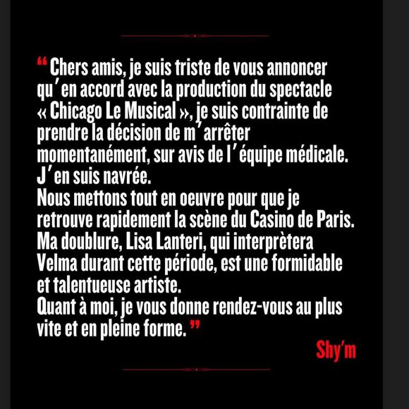 Shy'm, Instagram