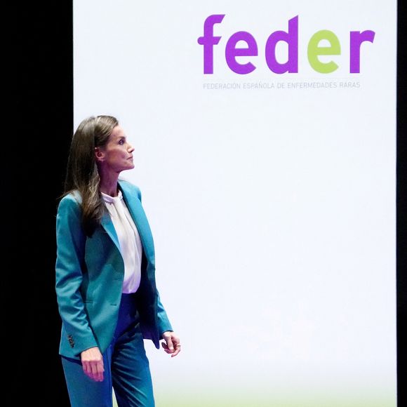 Letizia d'Espagne préside l'événement organisé pour marquer la Journée mondiale des maladies rares à l'Auditorium et au Centre des congrès de Castellon à Castellón de la Plana, Espagne, le 3 mars 2026. 

Photo : Lalo Yasky / Bestimage