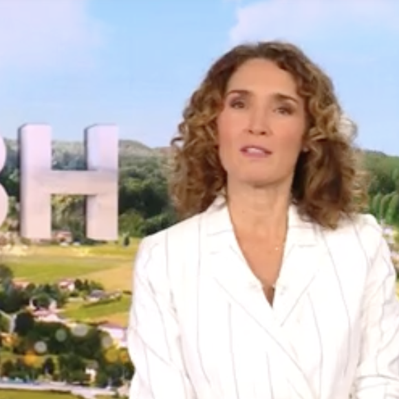 Hommage à Catherine Laborde dans le 13h de TF1 présenté par Marie-Sophie Lacarrau.