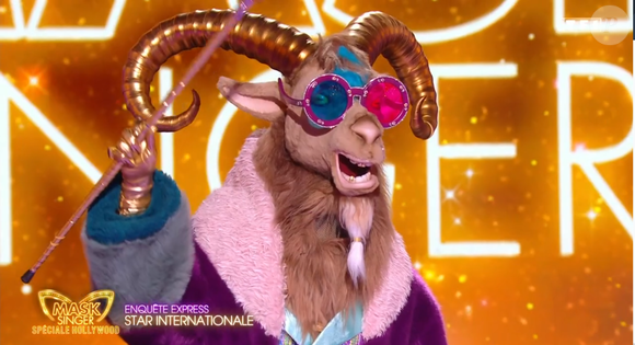Le Bouc dans "Mask Singer", capture d'écran TF1