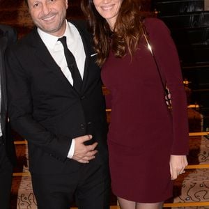 Exclusif - Arthur (Jacques Essebag) et sa compagne Mareva Galanter - Dîner de gala et vente aux enchère pour l'association "Sauveteurs sans frontières" ("Qui sauve une vie sauve l'humanité") à l'hôtel du collectionneur à Paris, France, le 13 février 2018. © Rachid Bellak/Bestimage
