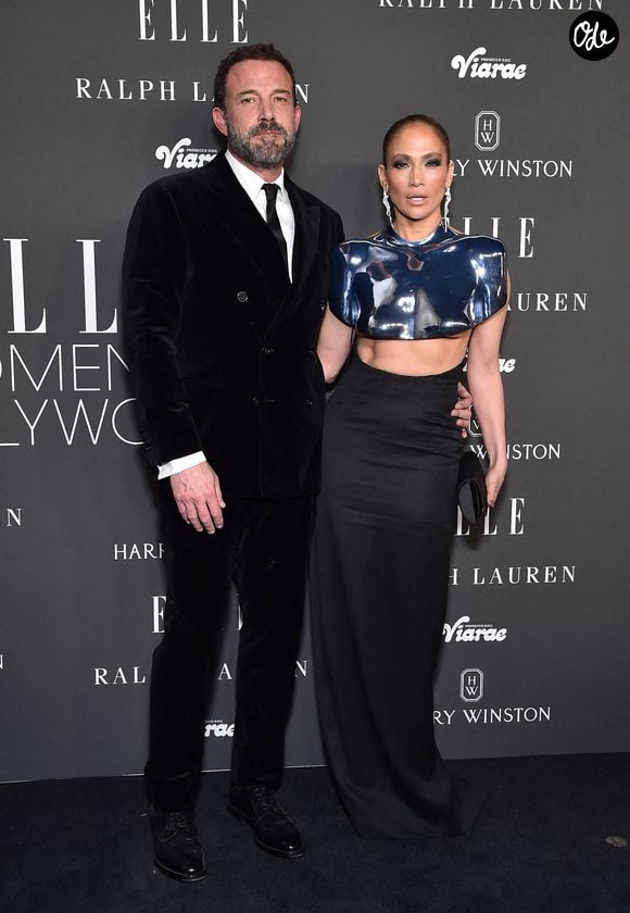 Ben Affleck et Jennifer Lopez à leur arrivée à la cérémonie « ELLE to Celebrate 2023 Women in Hollywood », organisée au Nya Studios WEST le 5 décembre 2023 à Hollywood, Los Angeles, Californie, États-Unis. Photo de Lisa O'Connor/AFF/ABACAPRESS.COM