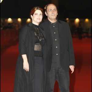 Agnès Jaoui et Jean-Pierre Bacri à la projection du film "Parlez moi de la pluie" dans le cadre du 3eme festival international du film de Rome en 2008. © SGP / BESTIMAGE
