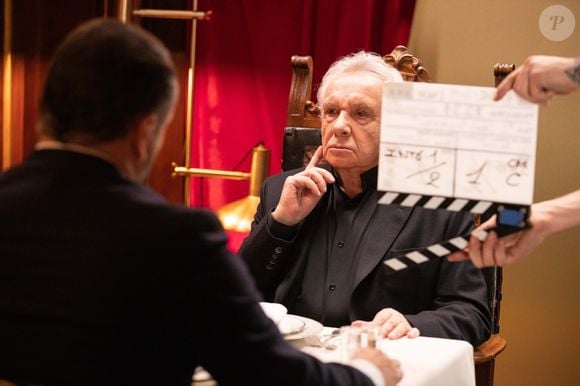 Michel Sardou - Enregistrement de l'émission "Le Grand Restaurant" à Paris, qui sera diffusée le 3 février 2021 sur M6 © Philippe Leroux / Bestimage