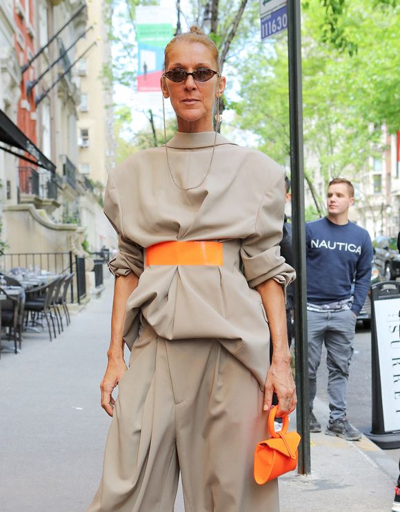 Celine Dion quitte son hôtel, à New York, NY, États-Unis, le 7 mai 2019. 

Photo par Felipe Ramales/Splash News/ABACAPRESS.COM