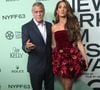Il s'agit d'une Maison dominicaine. 
George Clonney et Amal Clooney assistent à la première sur le tapis rouge de « Jay Kelly » lors de la soirée d'ouverture du 63e Festival du film de New York. Alice Tully Hall, Lincoln Center, New York. 29 septembre 2025.  © Sonia Moskowitz Gordon/ZUMA Press Wire