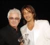 De sa collaboration avec Bob Sinclar en 2001 à ses concerts dans les plus grandes salles comme la Philharmonie de Paris en 2025, l’artiste n’a jamais cessé de se réinventer...
Marc Cerrone et Bob Sinclar - 10e édition des Trophées de la nuit au Lido - 29/11/2004
