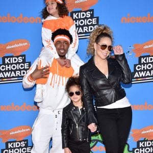 Nick Cannon, Mariah Carey assistent aux Nickelodeon's 2018 Kids' Choice Awards au Forum le 24 mars 2018 à Inglewood, Californie. Photo by Lionel Hahn/ABACAPRESS.COM