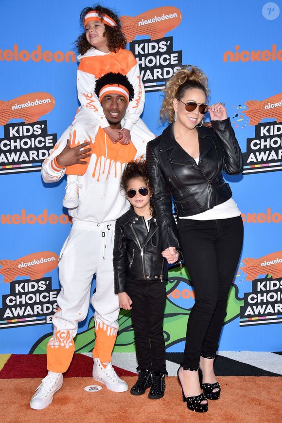 Nick Cannon, Mariah Carey assistent aux Nickelodeon's 2018 Kids' Choice Awards au Forum le 24 mars 2018 à Inglewood, Californie. Photo by Lionel Hahn/ABACAPRESS.COM