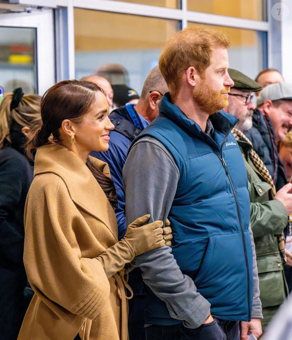 Harry et Meghan assiste à une finale lors de l'événement One year to go avant les Invictus Games de Vancoucer le 16 février 2024 Backgrid USA / Bestimage