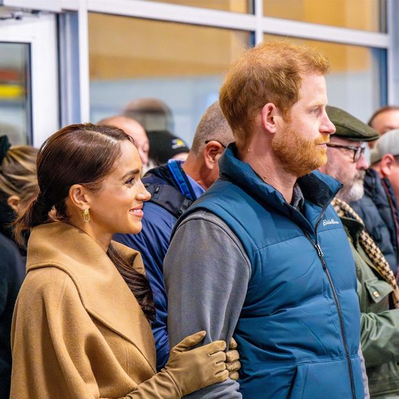 Harry et Meghan assiste à une finale lors de l'événement One year to go avant les Invictus Games de Vancoucer le 16 février 2024 Backgrid USA / Bestimage