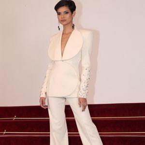 Ève Gilles (Miss France 2024) - Célébrités au Défilé de Mode Stéphane Rolland, Collection Haute Couture Printemps / Été 2025, dans le cadre de la Fashion Week de Paris, France, le 27 Janvier 2025. 

© Bertrand Rindoff / Bestimage
