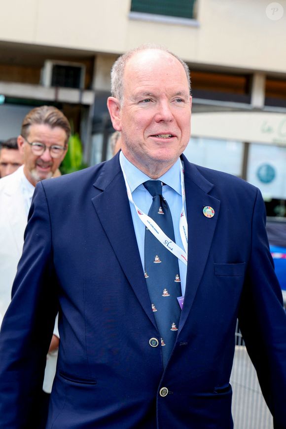 Le prince Albert II de Monaco du salon international de superyachts "Monaco Yacht Show 2025", à Monte-Carlo, Monaco, le 25 septembre 2025. Photo by Claudia Albuquerque/Bestimage