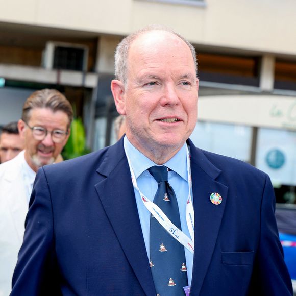 Le prince Albert II de Monaco du salon international de superyachts "Monaco Yacht Show 2025", à Monte-Carlo, Monaco, le 25 septembre 2025. Photo by Claudia Albuquerque/Bestimage