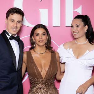Marie Ducruet, Louis Ducruet et Eva Longoria assistent au premier Gala Global Gift sponsorisé par « APM Monaco » organisé à Monaco, dans la Salle Empire de l'Hôtel de Paris. © Olivier Huitel/Pool/Bestimage