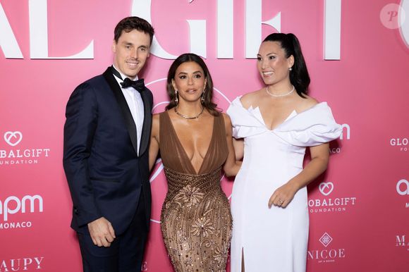 Marie Ducruet, Louis Ducruet et Eva Longoria assistent au premier Gala Global Gift sponsorisé par « APM Monaco » organisé à Monaco, dans la Salle Empire de l'Hôtel de Paris. © Olivier Huitel/Pool/Bestimage