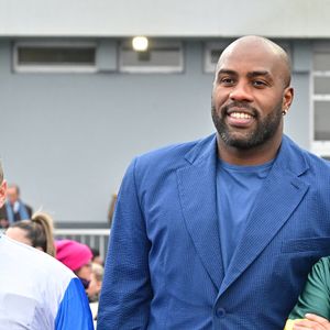 Teddy Riner - 104ème édition du Prix d'Amérique 2025 à l'hippodrome Paris-Vincennes le 26 janvier 2025. © Christian Liewig/Bestimage
