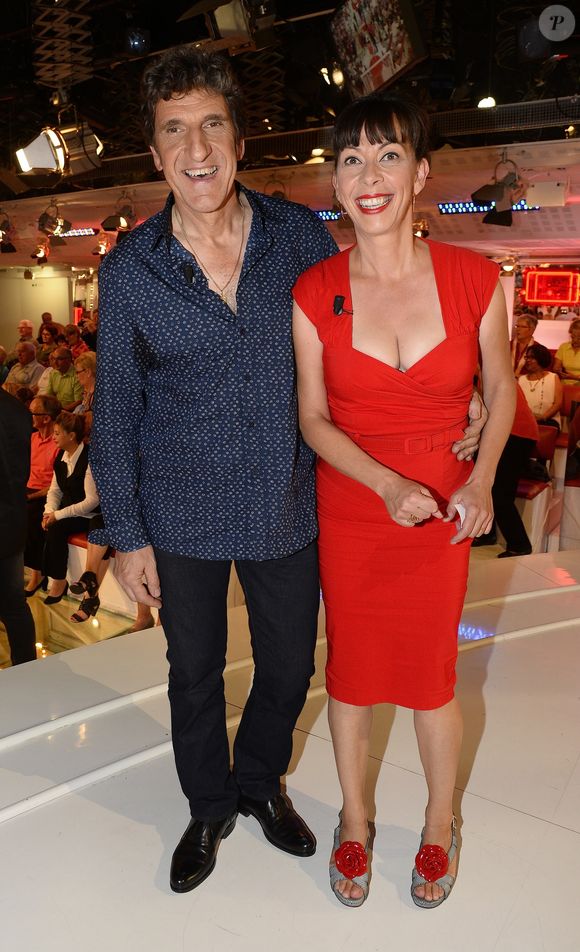 Shirley et Dino - Enregistrement de l'émission "Vivement Dimanche" à Paris le 23 Septembre 2015 et qui sera diffusée le 27 Septembre 2015. - Invité principal Muriel Robin COADIC GUIREC / BESTIMAGE