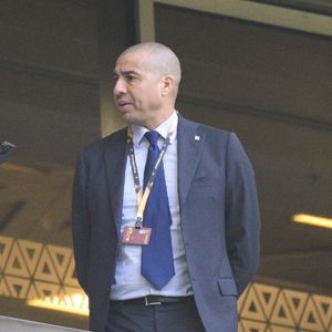David Trezeguet dans les tribunes du match "France - Argentine (3-3 - tab 2-4)" en finale de la Coupe du Monde 2022 au Qatar, le 18 décembre 2022. © JB Autissier / Panoramic / Bestimage