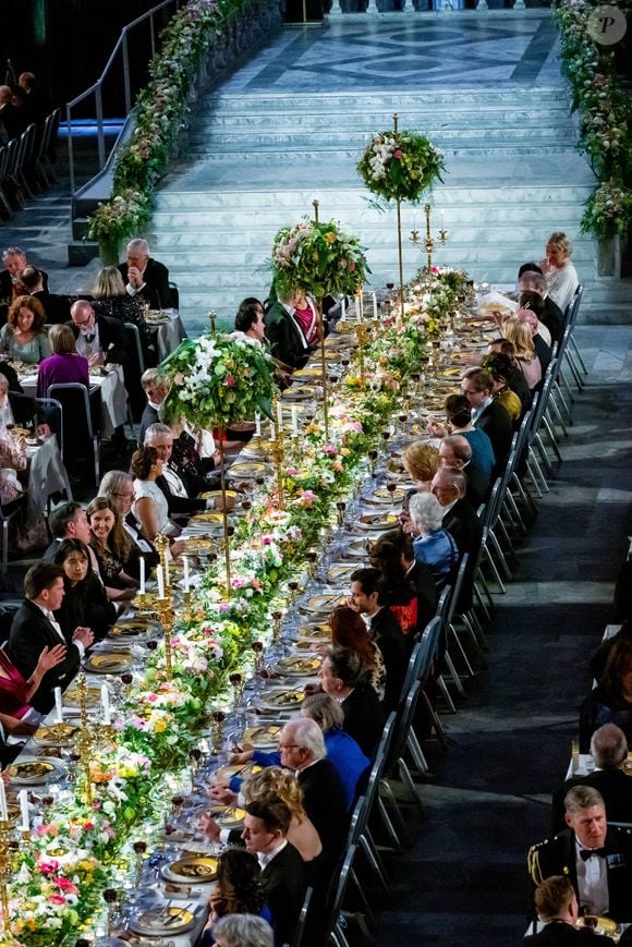 Banquet du Prix Nobel 2024 à la mairie de Stockholm, le 10 décembre 2024.