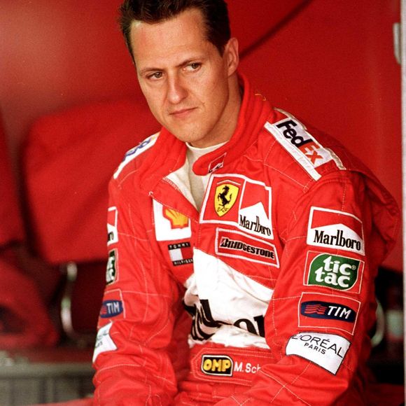 Michael Schumacher en pleine réflexion lors des qualifications du Grand Prix de Monaco. Photo par Steve Mitchell/Pa Photos/Abaca