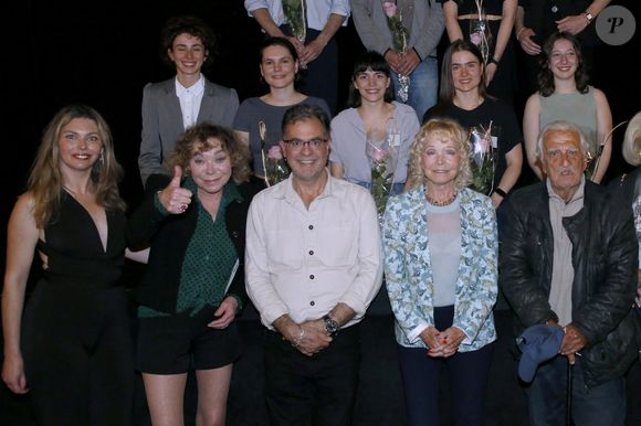 Exclusif - Audrey Belmondo, Grâce de Capitani, Olivier Belmondo, Isabelle Aubret, Alain Belmondo et les Élèves - Audition de la Promotion 2024 de l’École « L’Entrée des Artistes » d’Olivier Belmondo au Théâtre des Mathurins à Paris le 17 Juin 2024. 

© Bertrand Rindoff / Bestimage