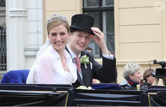 Mariage du Prince Georg Friedrich de Prusse et de la princesse Sophie d'Isemburg à Potsdam Kirliche Hochzeit.

Photo Press Service / BESTIMAGE