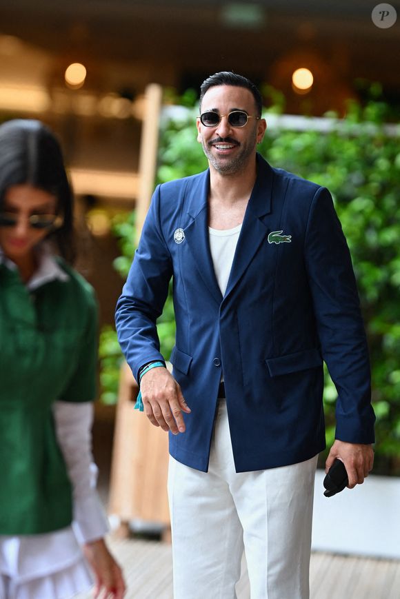 Adil Rami au Village de Roland Garros le 01 juin 2025 à Paris, France. Photo by ABACAPRESS.COM