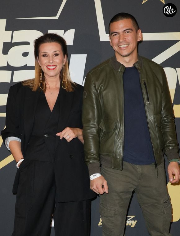 Elodie Villemus et Pierre Henry Le Defond - Photocall de la soirée de lancement de la 13ème saison de la "Star Academy" au cinéma Le Grand Rex à Paris. La Star Academy 2025 sera diffusé à partir du 18 octobre 2025 sur TF1. © Guirec Coadic/Bestimage