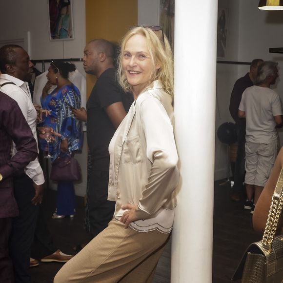 Exclusif - Alexandra Vandernoot lors de la soirée Focus Cameroun 2, un voyage culturel, par Nathalie Garçon à la Galerie Vivienne à Paris le 10 juillet 2023. Imaginé avec l'ambassade du Cameroun à Paris et le théâtre de la ville de Paris. C'est un happening mêlant plusieurs artistes et créateurs : du design, de la coiffure, de la danse, de l'art urbain, de la mode....

© Jack Tribeca / Bestimage