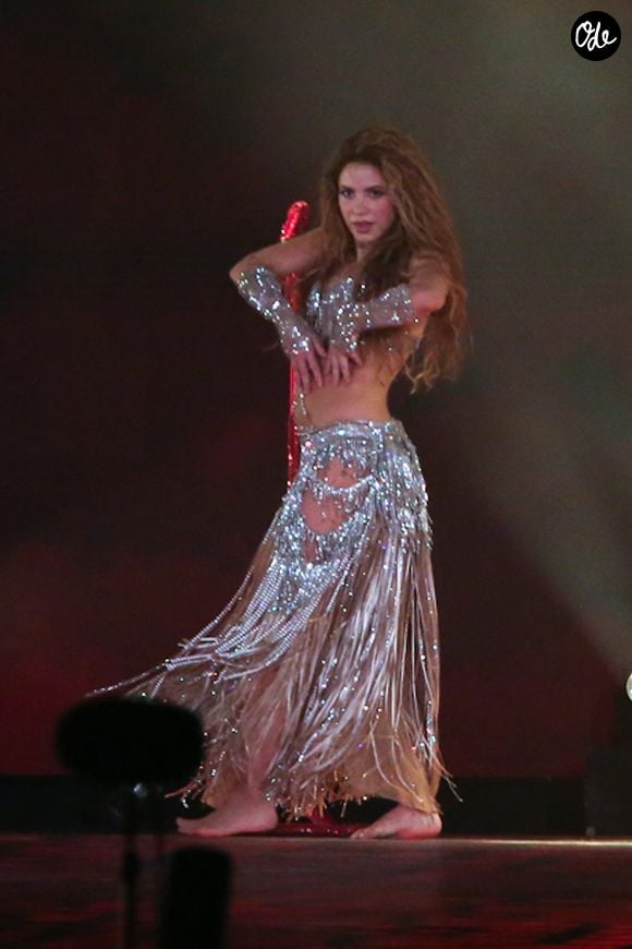 La chanteuse colombienne Shakira se produit lors d'un concert gratuit sur la plage de Copacabana à Rio de Janeiro, au Brésil.

Backgrid USA / Bestimage