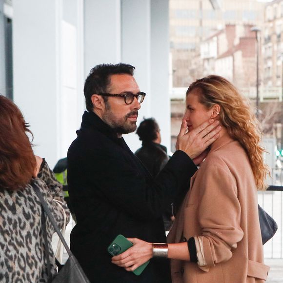 Nicolas Bedos, avec sa compagne Pauline Desmonts sort du tribunal correctionnel de Paris où il était convoqué pour agression sexuelle en état d'ivresse sur une jeune femme de 25 ans ; le procès est reporté en septembre 2024.

© Christophe Clovis / Bestimage