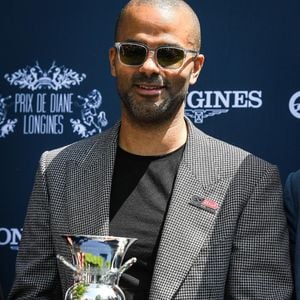 Tony Parker a également un haras d'élevage, le haras de Quétiéville dans le Calvados

Tony Parker au photocall de la 174ème édition du Prix de Diane Longines à l'hippodrome de Chantilly, France, le 18 juin 2023. © Matthieu Mirville/Bestimage