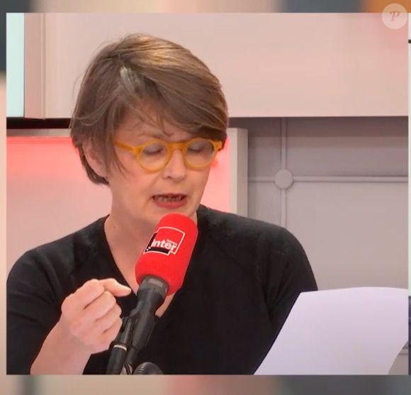 Carine Bécard face à Christophe Castaner sur France Inter (Capture d'écran YouTube - France Inter en 2017).