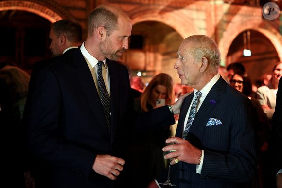 Le roi Charles III et le prince de Galles assistent à l'événement Countdown to Cop30, organisé conjointement par le Natural History Museum et le gouvernement britannique au London Museum. Cet événement rassemble les acteurs de la lutte contre le changement climatique et la perte de la nature, en amont du sommet de la Cop30 qui se tiendra à Belém, au Brésil, en novembre. Jeudi 9 octobre 2025. Photo par Henry Nicholls/PA Wire/ABACAPRESS.COM