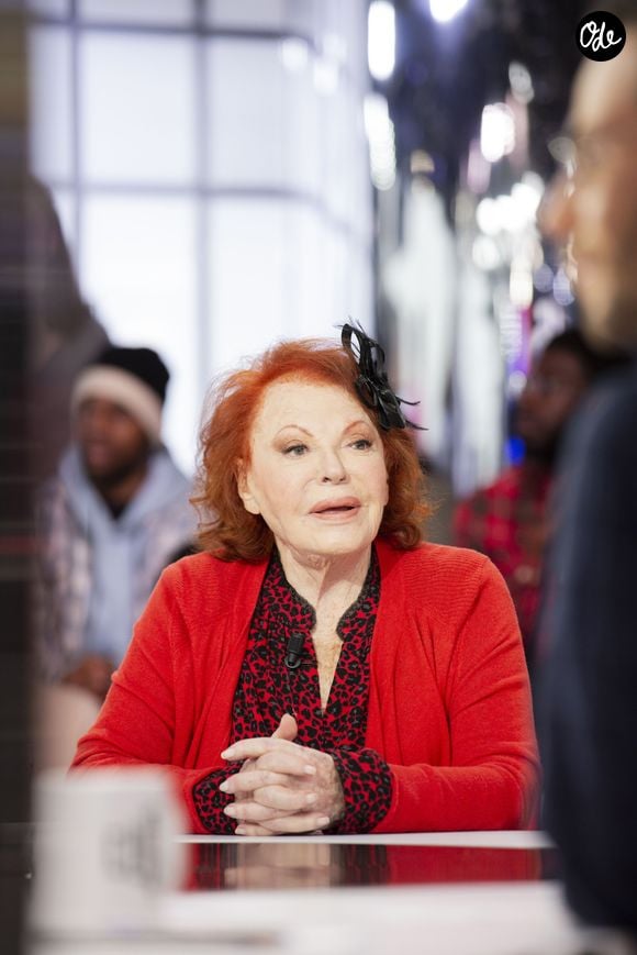 Régine - Enregistrement de l'émission "Clique" présentée par M. Achour sur Canal Plus à Issy-les-Moulineaux le 6 février 2020. © Jack Tribeca/Bestimage