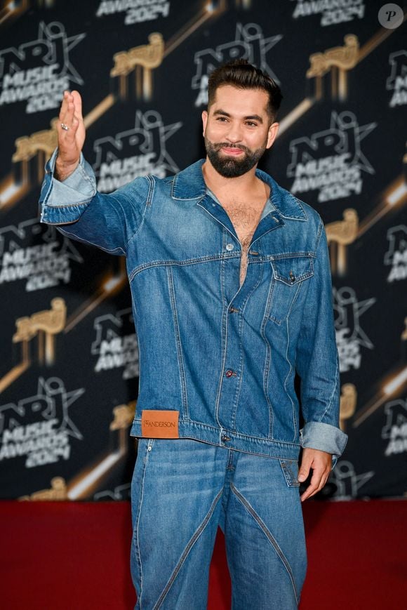 Kendji Girac - Photocall de la 26ème édition des NRJ Music Awards au palais des festivals de Cannes, le 1er novembre 2024. © Bebert / Guignebourg / Bestimage
