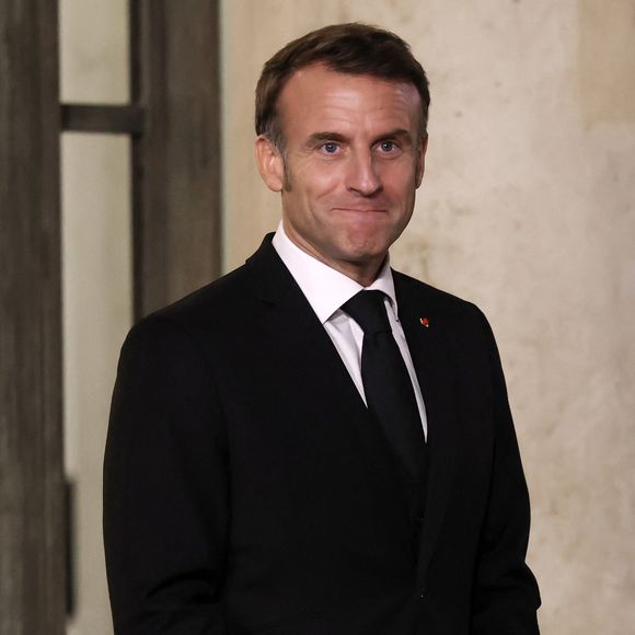 Le président français Emmanuel Macron reçoit Viktor Orban, Premier ministre de Hongrie pour un dîner de travail au palais de l'Elysée, à Paris, le 22 octobre 2024. © Stéphane Lemouton / Bestimage
