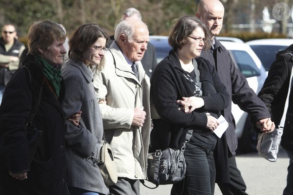 Enterrement de Jean-Pierre Treiber, qui s'est suicidé samedi dernier a la prison de Fleury-Merogis, dans son village familial a Soppe-le-Bas, dans le Haut-Rhin, France, le 27 Fevrier 2010. Photo Antoine/ABACAPRESS.COM