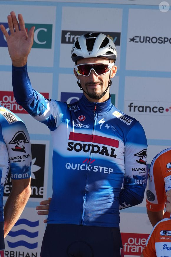 Alaphilippe Julian DU Soudal Quick-Step lors de la Bretagne Classic Ouest-France 2024, Grand prix de Plouay, course cycliste UCI World Tour le 25 août 2024 à Plouay, France - Laurent Lairys / Panoramic / Bestimage