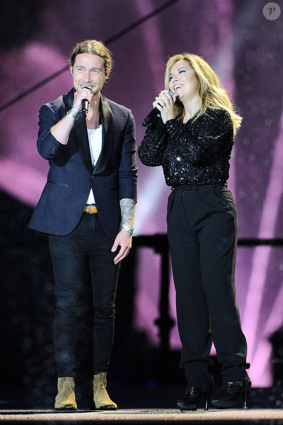 Exclusif - Julien Doré et Hélène Ségara - Enregistrement de l'émission "La chanson challenge" au Château de Chambord, qui sera diffusée le 26 juin sur TF1.
© Gaffiot-Moreau / Bestimage