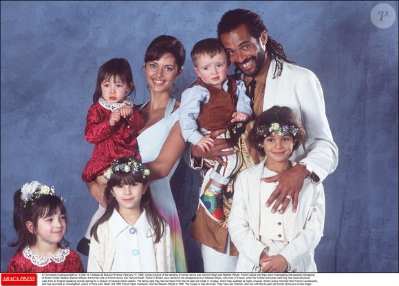Jenaye est née en 1997 de sa relation avec Heather Stewart-Whyte.

Château de Brecourt-France, 11 février 1995. Photo de bibliothèque du mariage de l'ancienne star du tennis Yannick Noah et de Heather Whyte. © Christophe Guibbaud/ABACA