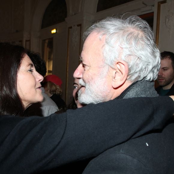 Exclusif - Cristiana Reali et Francis Huster - Cocktail au Théâtre du Gymnase à la suite de la Première soirée de la Pièce " En thérapie ". Paris, France, le 17 Janvier 2026.
© Bertrand Rindoff / Bestimage