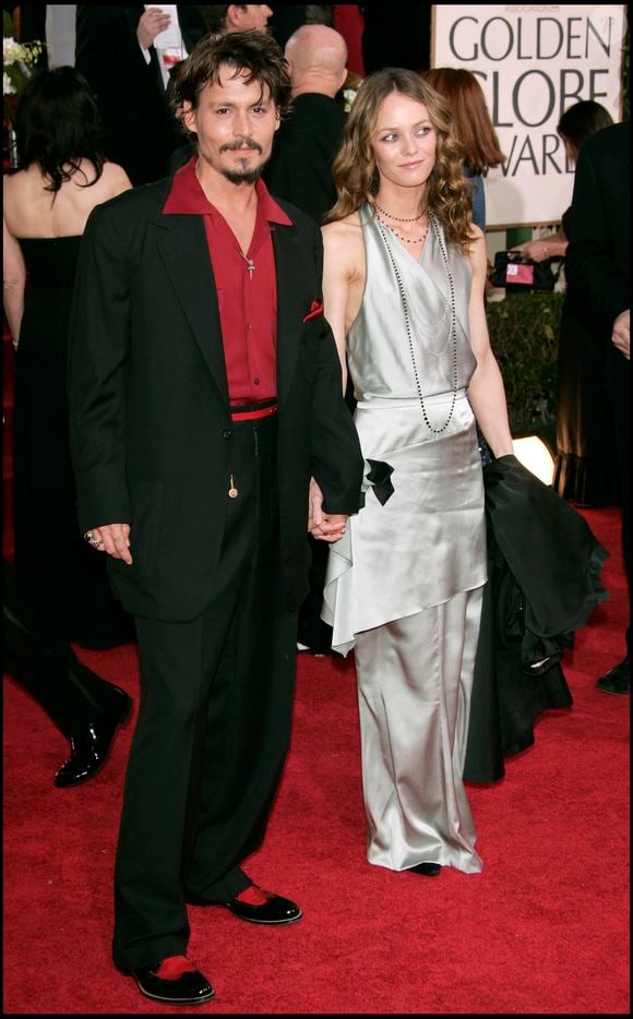 Vanessa Paradis et Johnny Depp au Golden Globes en 2006.

Photo : Goff INF / Bestimage