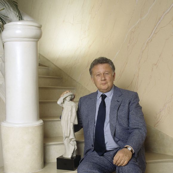 Archives - En France, Philippe Bouvard dans sa villa de Cannes le 2 février 1996.

© Bestimage