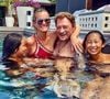 Une grande étape a également été franchie par le couple formé par Laeticia et Frédéric puisque la veuve du Taulier aurait décidé de l'emmener pour la première fois se recueillir sur la tombe de Johnny.
Johnny Hallyday en vacances à Saint-Barthélemy avec sa femme Laeticia et leurs deux filles Jade et Joy, 23 août 2017.