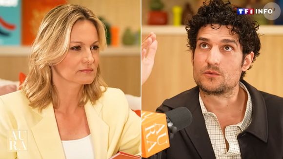 L'acteur était l'invité du podcast d'Audrey Crespo-Mara.
Capture d'écran podcast AURA de TF1 avec Louis Garrel