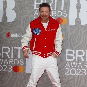 David Guetta au photocall de la cérémonie des Brit Awards 2023 à l'O2 Arena à Londres le 11 février 2023. Backgrid UK/ Bestimage